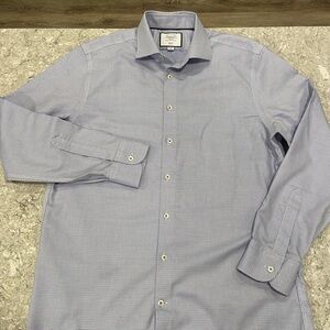 Charles Tyrwhitt Light Blue Patterned Dress Shirt
